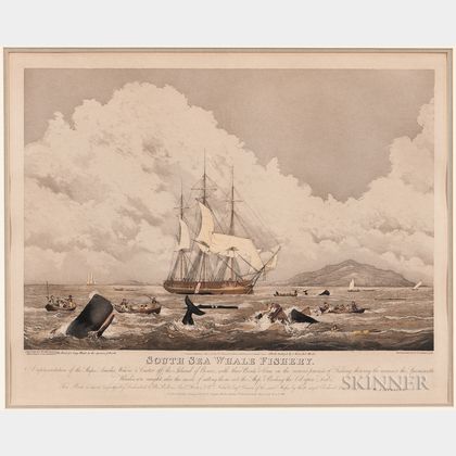 T. Sutherland, Engraver, After William J. Huggins (English, 1781-1845) South Seas Whale Fishery