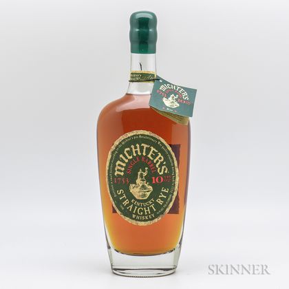 Michters Rye 10 Years Old, 1 750ml bottle 