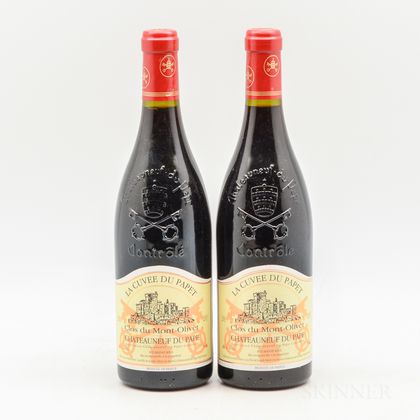 Clos du Mont Olivet Chateauneuf du Pape La Cuvee du Papet 2003, 2 bottles 