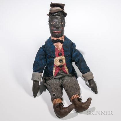 Painted Cloth Black Male Doll