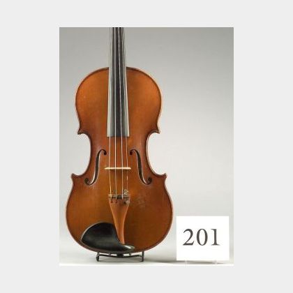 Modern Belgian Violin, M. Fauconnier, Gand, 1928