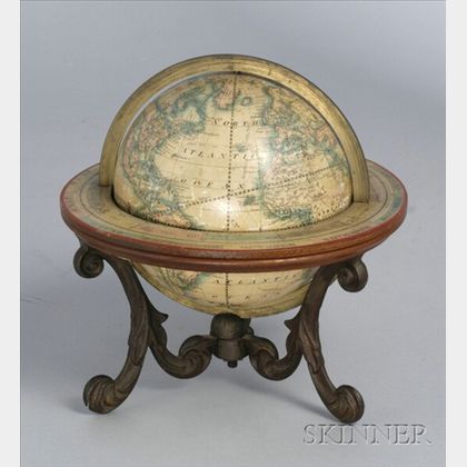 6-inch American Terrestrial Globe by Merriam, Moore & Co.