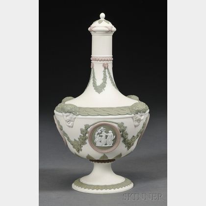 Wedgwood Three-color Jasper Barber Bottle and Cover
