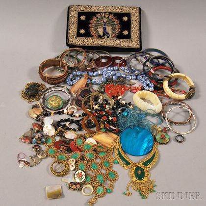 Group of Asian and Asian-style Costume Jewelry and Accessories