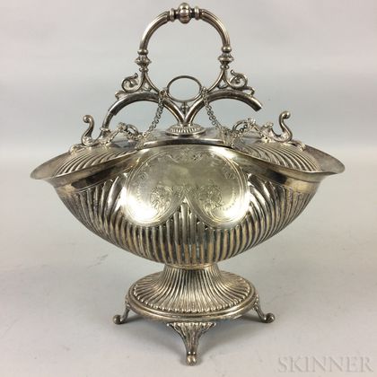 Silver-plate Shell-form Serving Dish