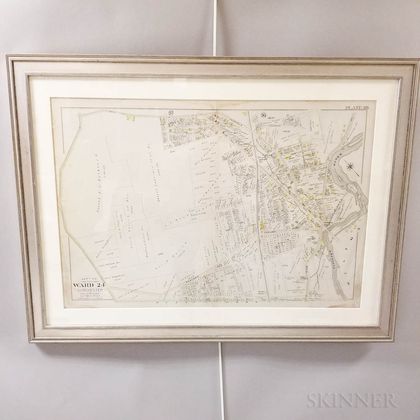 Framed Map of Dorchester