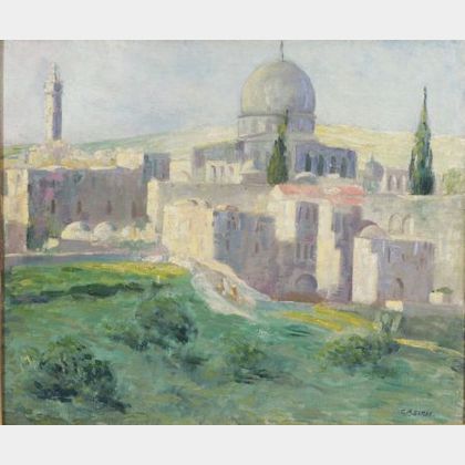 Caleb Arnold Slade (American, 1882-1961) Arab City