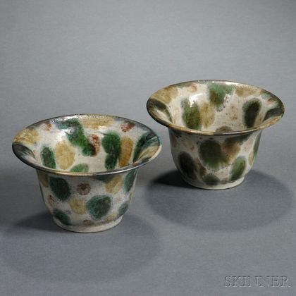 Pair of Contemporary Pottery Bowls