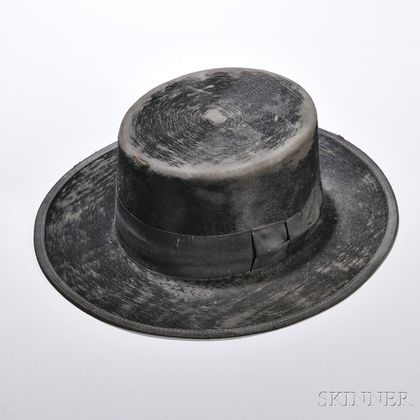Shaker Beaver Pelt and Silk Brother's Hat