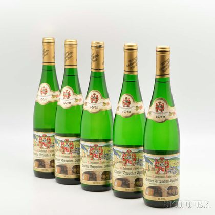 H. Schwaab Kiebel Erdener Treppchen Riesling Spatlese 1995, 5 bottles 