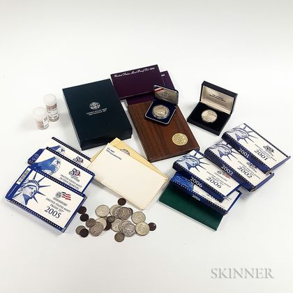 Group of American Coins, Mint Sets, Proof Sets, and Commemorative Coins
