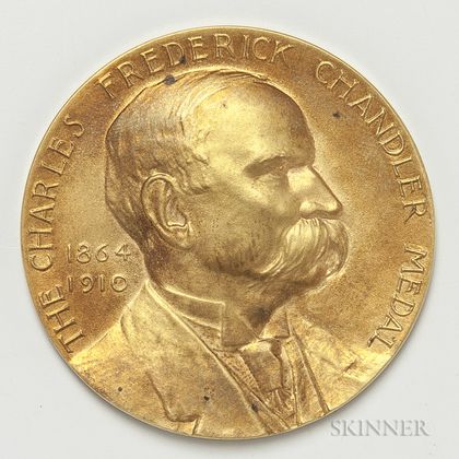 Tiffany & Co. Charles Frederick Chandler 14kt Gold Medal