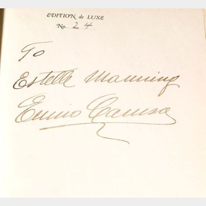 Caruso, Enrico (1873-1921),Signed copy