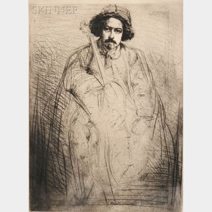 James Abbott McNeill Whistler (American, 1834-1903) Becquet