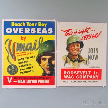 Four U.S. WWII Informational Posters
