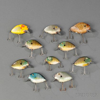 Sold at auction Ten Heddon Punkinseed Fishing Lures Auction Number 2741M  Lot Number 233