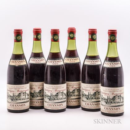 Chanson Savigny Marconnets 1969, 6 bottles 