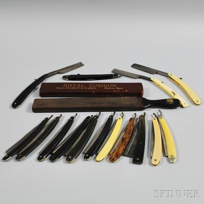 Group of Mostly Boston-related Straight Razors