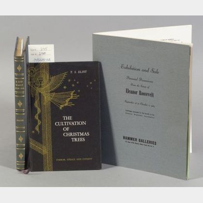 Eliot, Thomas Stearns (1888-1965),Signed copy