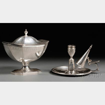 Two George III Silver Tableware Items