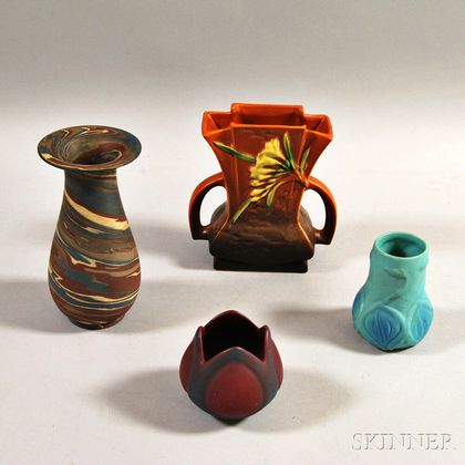 Four Art Pottery Vases