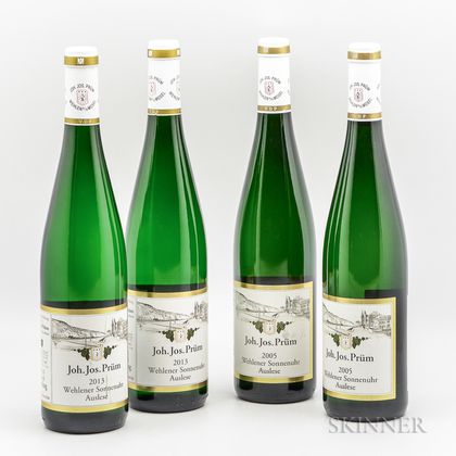 JJ Prum Wehlener Sonnenuhr Riesling Auslese, 4 bottles 