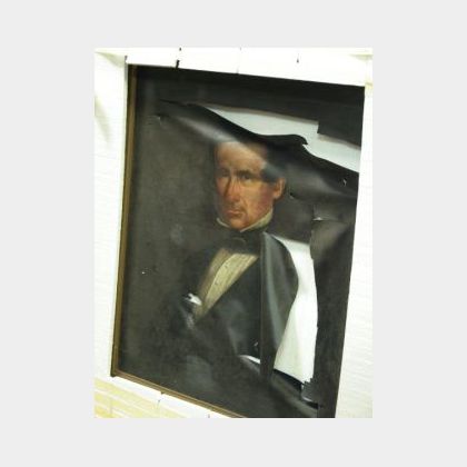 Framed Oil Portrait of a Gentleman