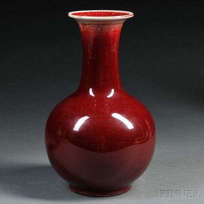 Red-glazed Vase