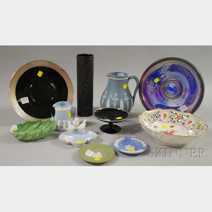 Eleven Assorted Decorative and Glass Items
