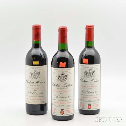 Chateau Montrose 1991, 3 bottles 