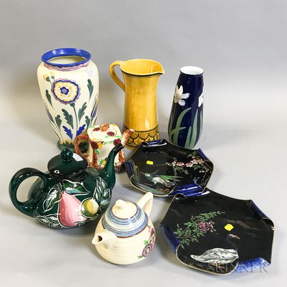 Eight English and Continental Ceramic Items