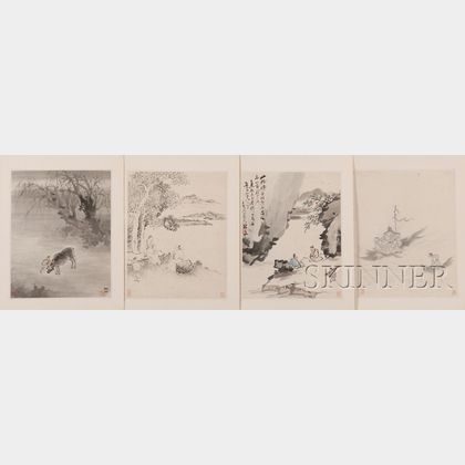Album of Four Paintings