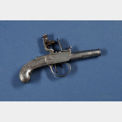 All-Steel Flintlock Pocket Pistol by Segallis