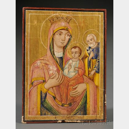 Arabic Christian Icon of the Holy Family