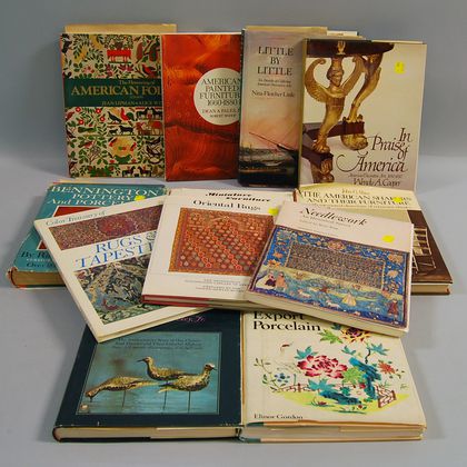 Twelve American Decorative Arts Reference Books