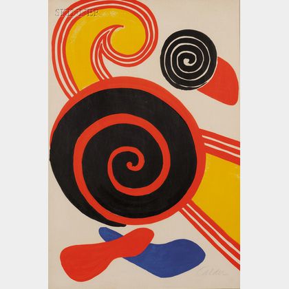 Alexander Calder (American, 1898-1976) Untitled (Spirals).