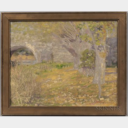 Joseph Henry Hatfield (American, 1863-1928) Spring Landscape