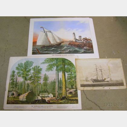 Two American Lithographs and a British Engraving
