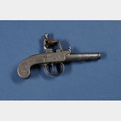 All-Steel Pocket Flintlock Pistol