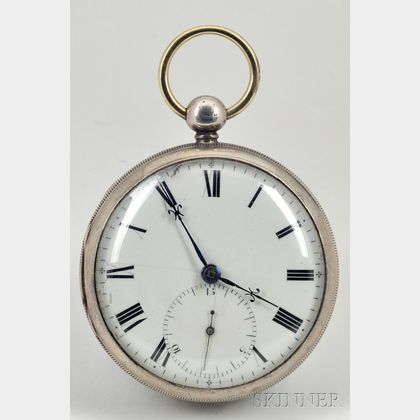 Silver Rack Lever Watch by Litherland & Company