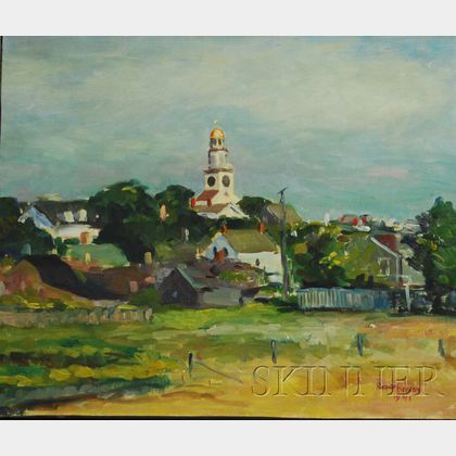 Robert J. Freiman (American, 1917-1991) Provincetown Landscape.