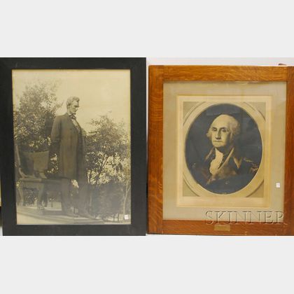 Five Framed U.S. Presidential and Historical Prints