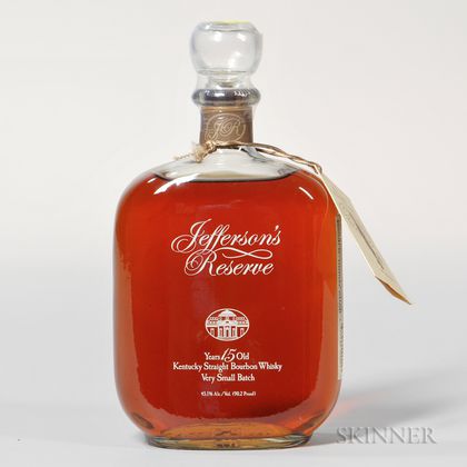 Jeffersons Reserve 15 Years Old, 1 750ml bottle 