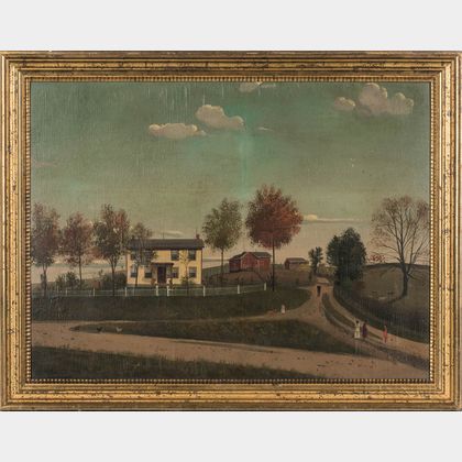 American School, Late 19th Century New Jersey Farmscape