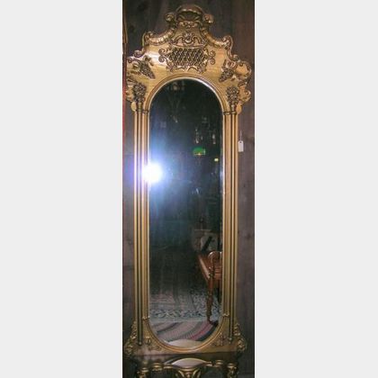 Gold Painted Victorian Pier Mirror