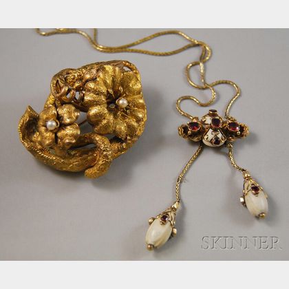 Two Antique Jewelry Items