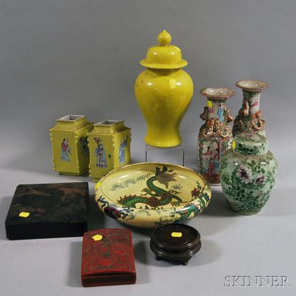 Group of Asian Decorative Accessories
