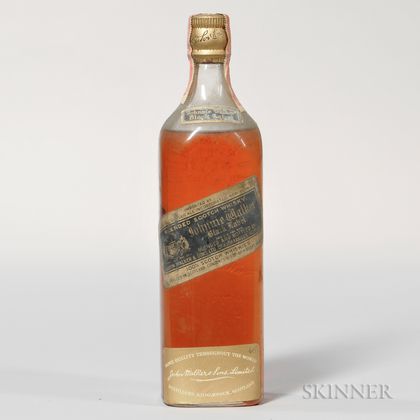 Johnnie Walker Black Label, 1 4/5 quart bottle 