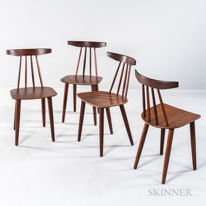 Four Danish Dining Chairs 