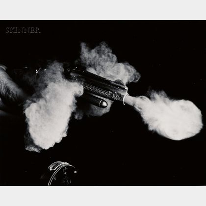 Harold Eugene Edgerton (American, 1903-1990) Antique Gun Firing.